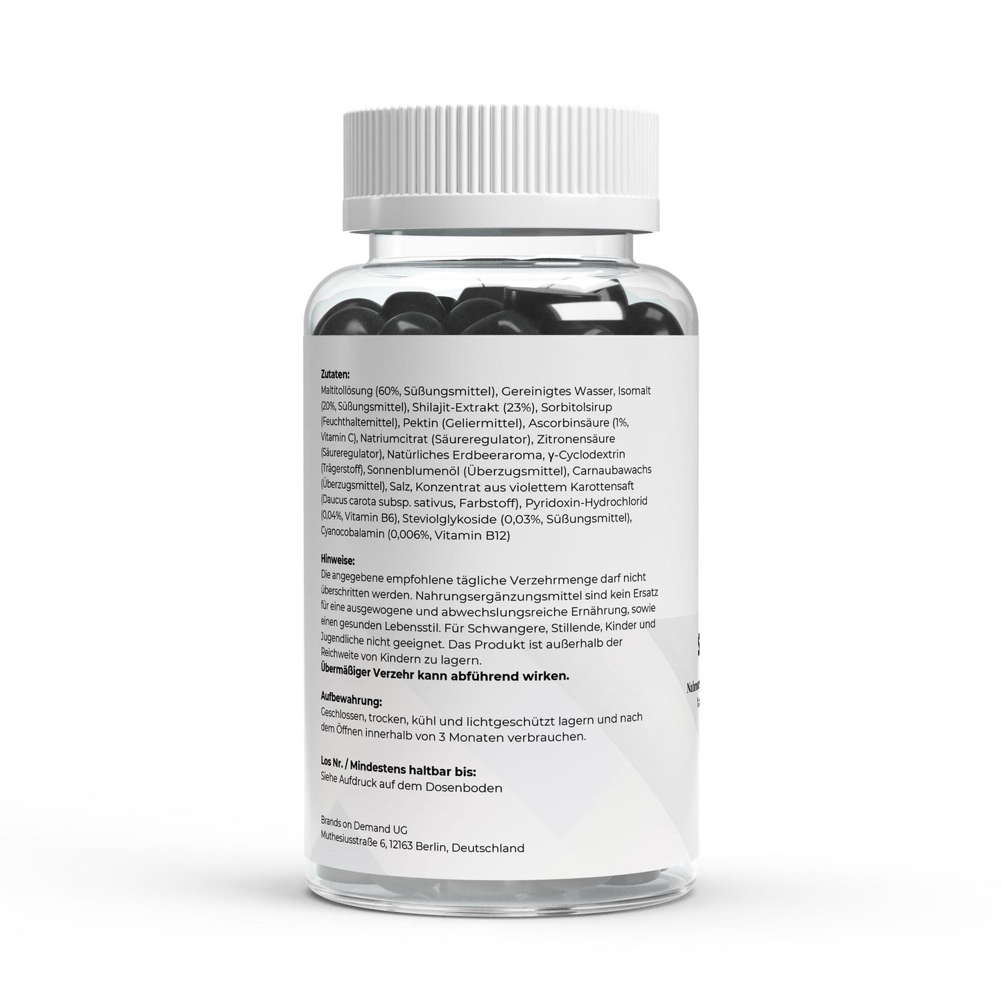 Shilajit Gummies + Vitamin C,B6, B12 - 60 Pcs.