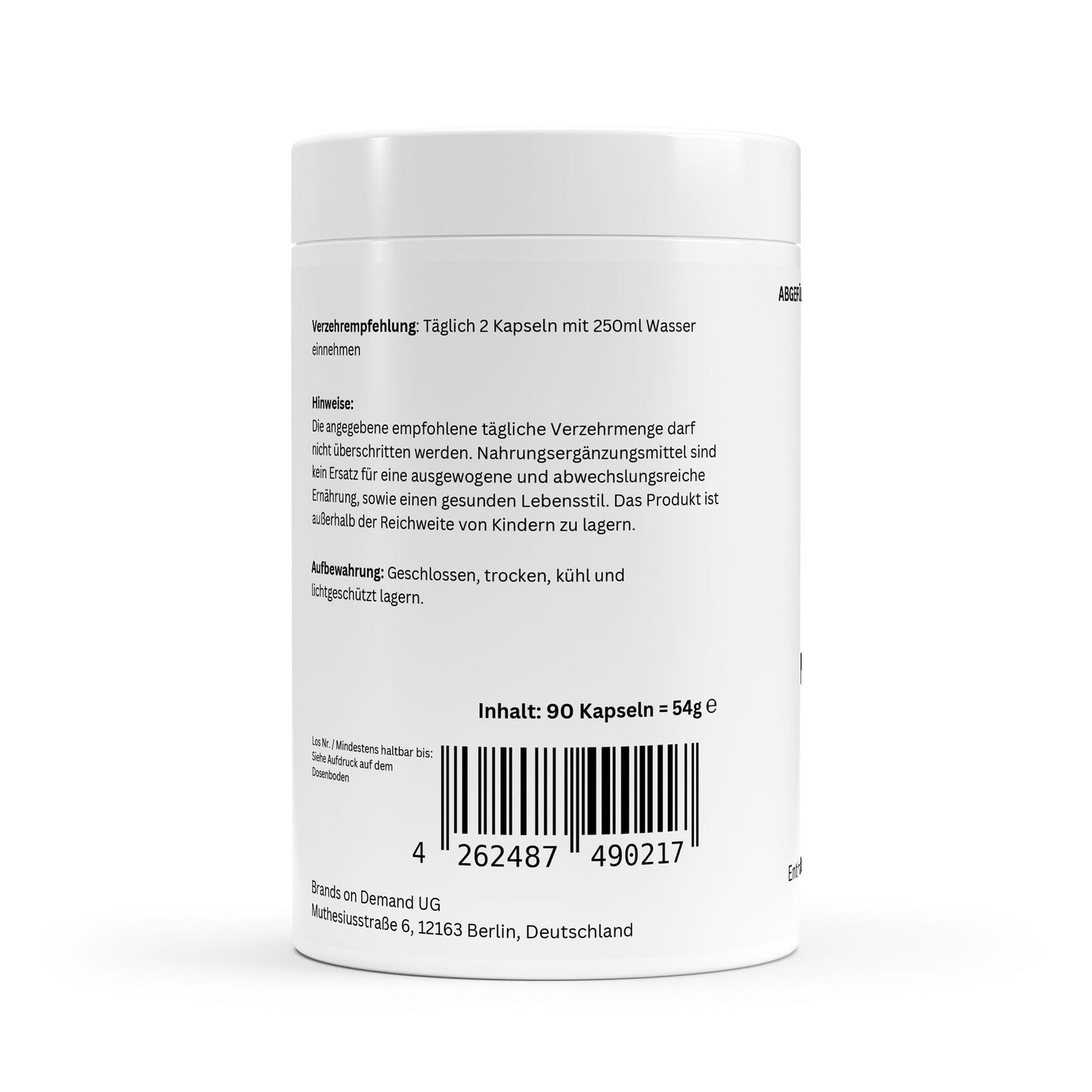 Magnesium Komplex + Vitamin B6 - 90 Capsules