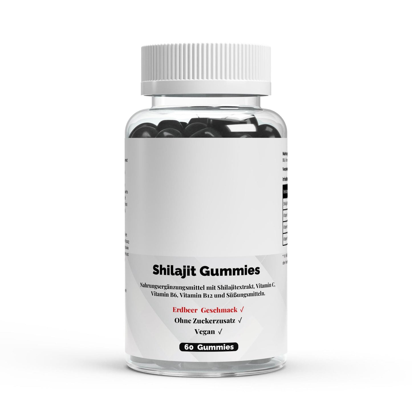 Shilajit Gummies + Vitamin C,B6, B12 - 60 Pcs.