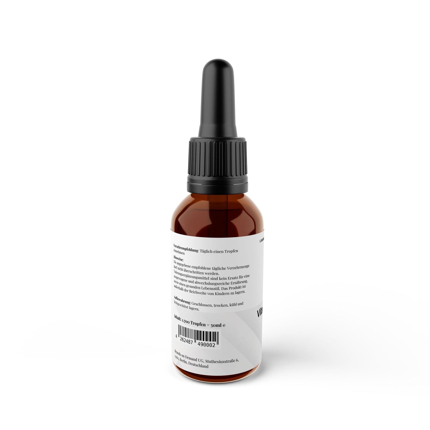 Vitamin D3 + K2 - 1,700 Drops (1,000 I.U.) - 50ml