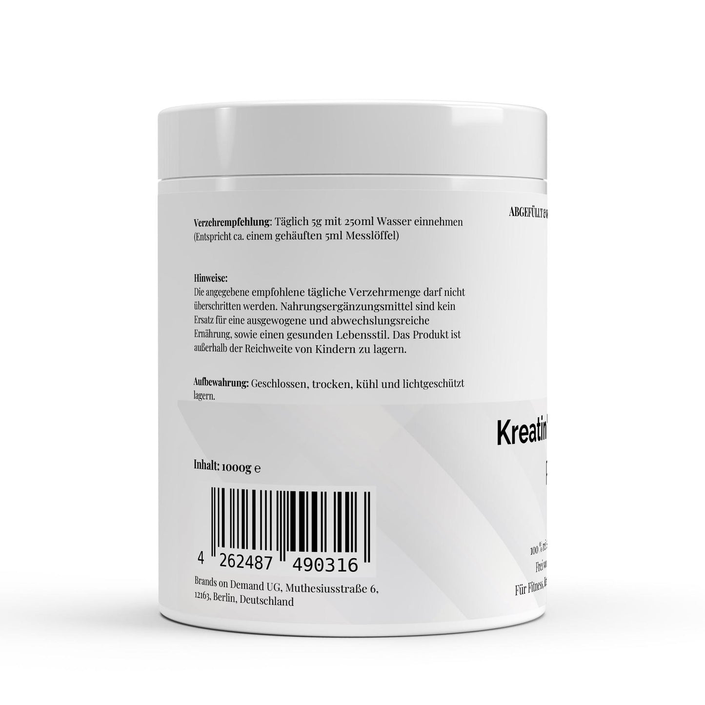 Creatine Monohydrate - 1000g