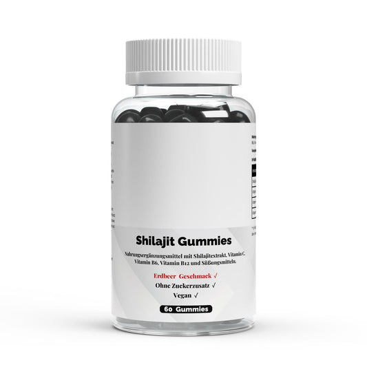 Shilajit Gummies + Vitamin C,B6, B12 - 60 Pcs.
